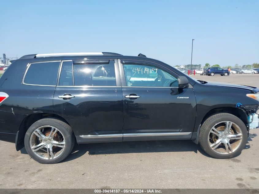 2012 Toyota Highlander Limited V6 VIN: 5TDDK3EH1CS128065 Lot: 39414187