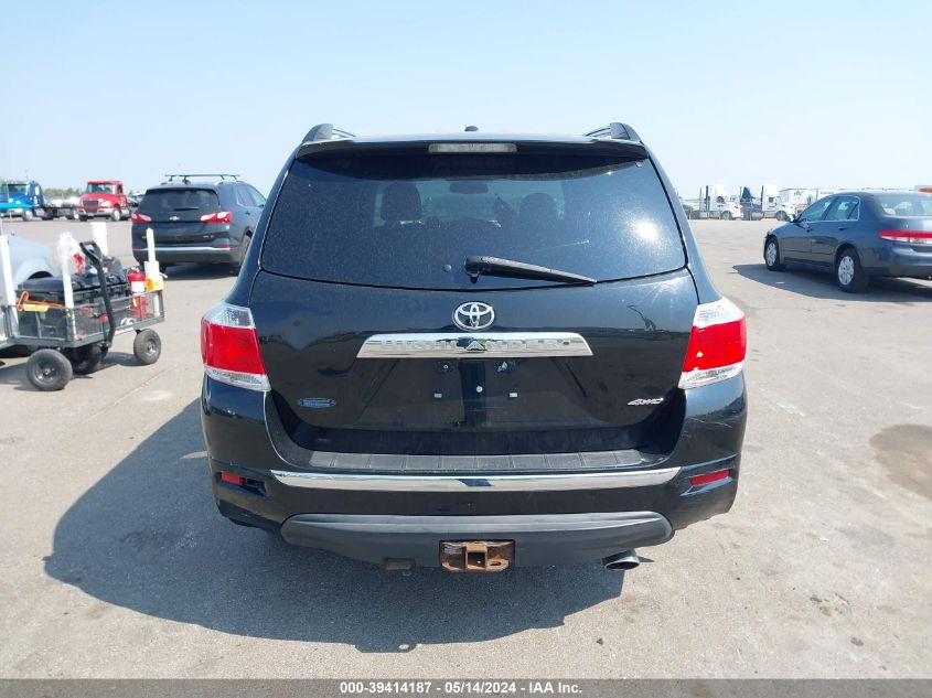 2012 Toyota Highlander Limited V6 VIN: 5TDDK3EH1CS128065 Lot: 39414187