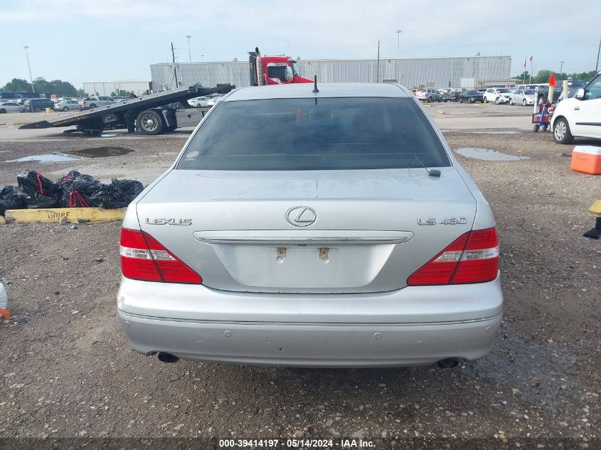 2006 Lexus Ls 430 VIN: JTHBN36F565035487 Lot: 39414197