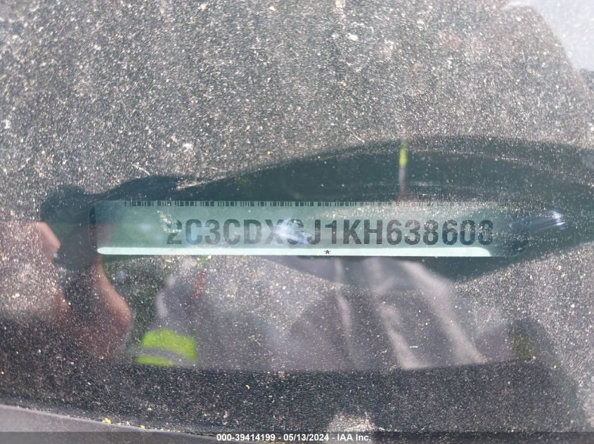 2019 DODGE CHARGER SCAT PACK RWD - 2C3CDXGJ1KH638608