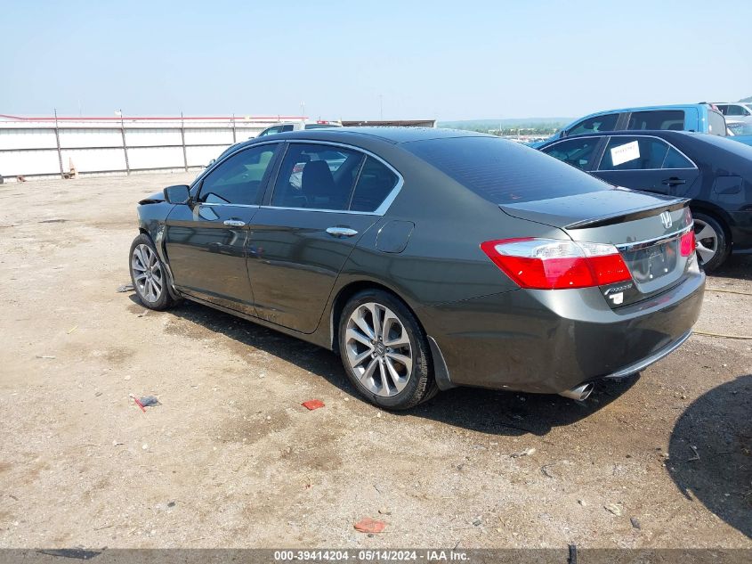 2013 Honda Accord Sport VIN: 1HGCR2F50DA038525 Lot: 39414204