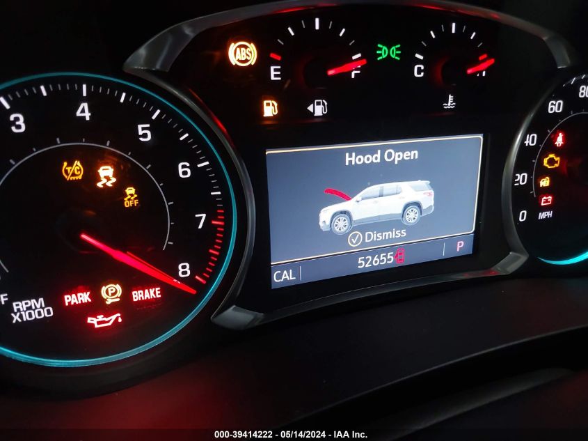 2021 Chevrolet Traverse Fwd Lt Cloth VIN: 1GNERGKW4MJ136001 Lot: 39414222