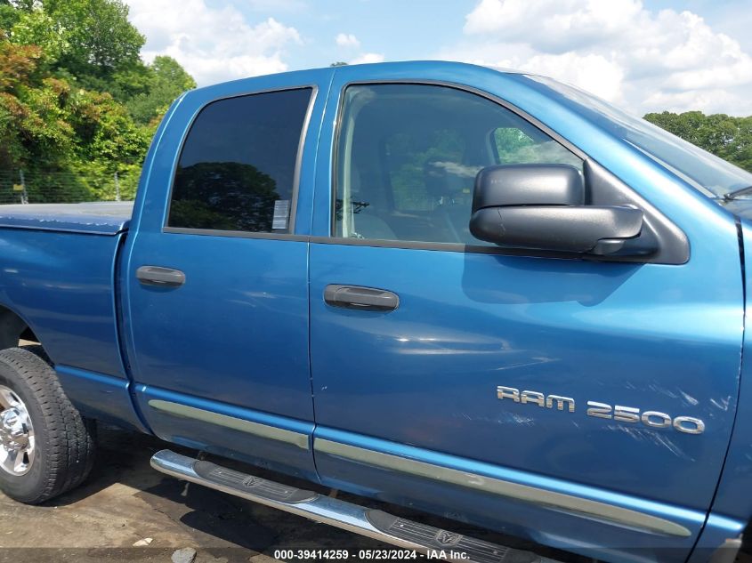 2005 Dodge Ram 2500 Slt/Laramie VIN: 3D3KS28C65G774664 Lot: 39414259