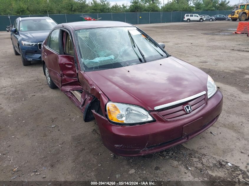 2003 Honda Civic Lx VIN: 1HGES16593L032572 Lot: 39414268