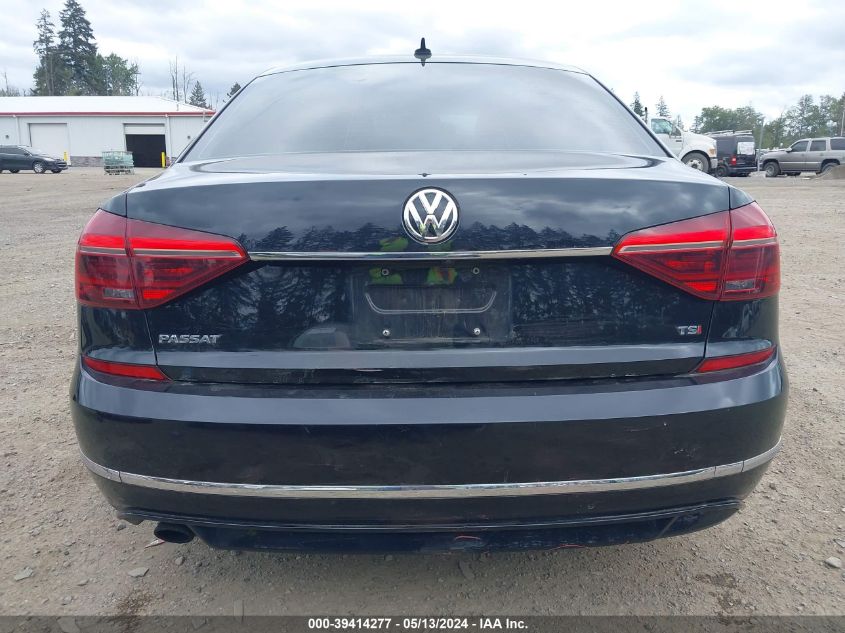 2017 Volkswagen Passat 1.8T R-Line VIN: 1VWDT7A38HC002046 Lot: 39414277