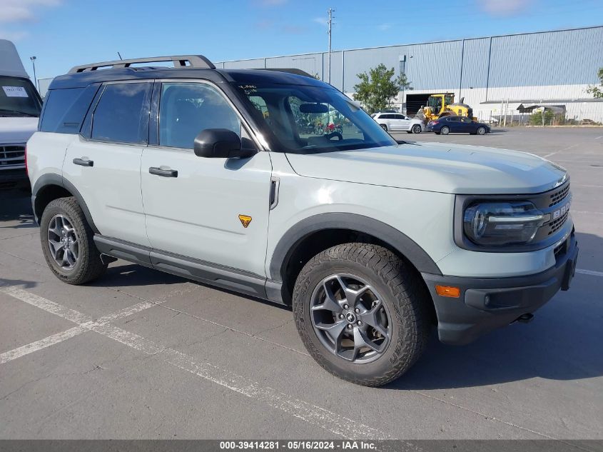 2021 Ford Bronco Sport Badlands VIN: 3FMCR9D9XMRA07667 Lot: 39414281