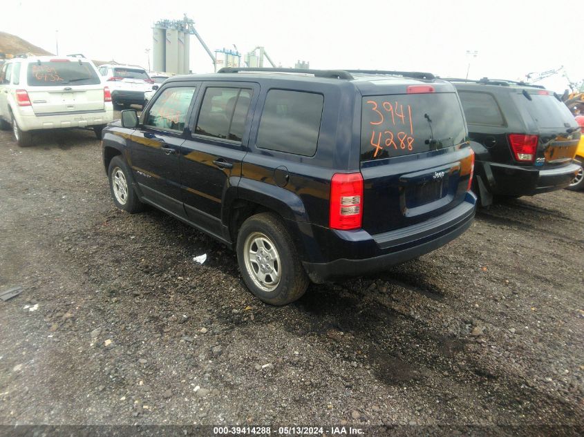 2014 Jeep Patriot Sport VIN: 1C4NJPBA6ED779373 Lot: 39414288