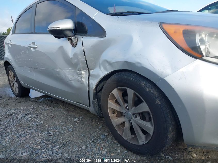 2013 Kia Rio Ex VIN: KNADN5A34D6113538 Lot: 39414299