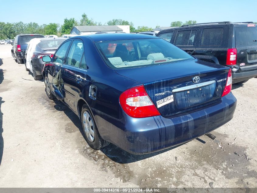 2003 Toyota Camry Le VIN: 4T1BE32KX3U179487 Lot: 39414316