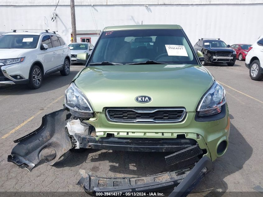 2012 Kia Soul + VIN: KNDJT2A66C7389071 Lot: 39414317