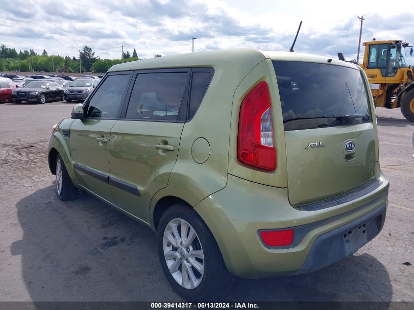 2012 Kia Soul + VIN: KNDJT2A66C7389071 Lot: 39414317