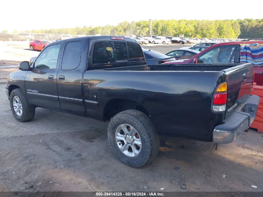 2002 Toyota Tundra Sr5 V8 VIN: 5TBBT44122S239567 Lot: 39414325