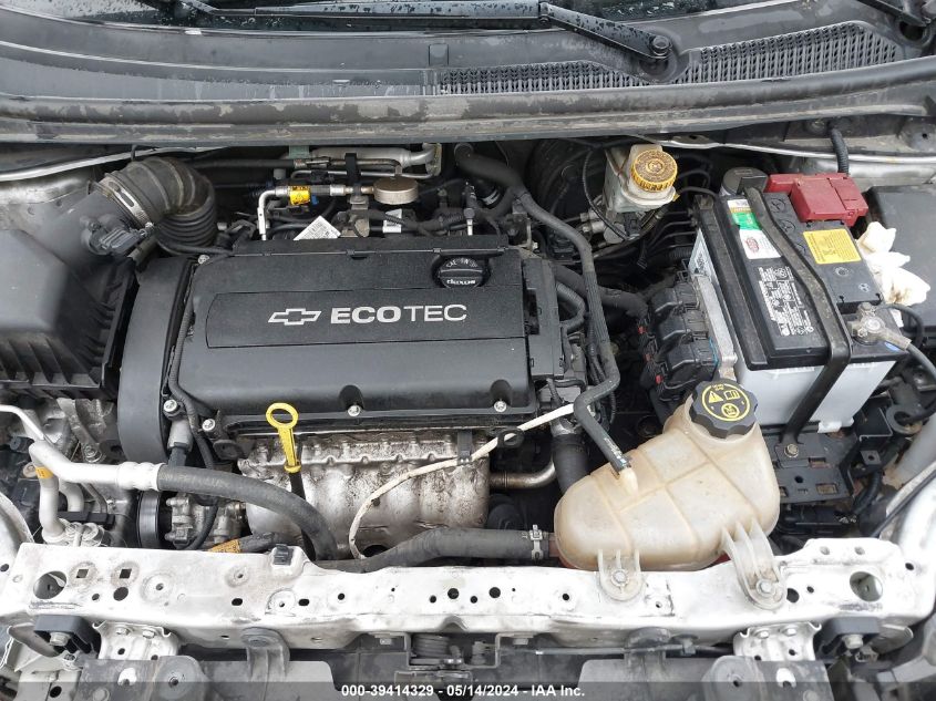 2014 Chevrolet Sonic Lt Manual VIN: 1G1JD5SH7E4138961 Lot: 39414329