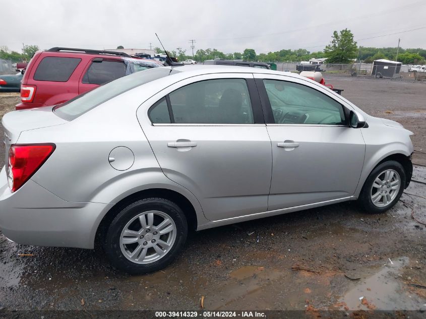 2014 Chevrolet Sonic Lt Manual VIN: 1G1JD5SH7E4138961 Lot: 39414329