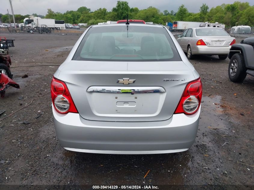 2014 Chevrolet Sonic Lt Manual VIN: 1G1JD5SH7E4138961 Lot: 39414329