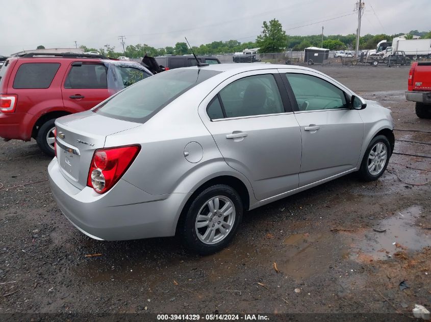 2014 Chevrolet Sonic Lt Manual VIN: 1G1JD5SH7E4138961 Lot: 39414329