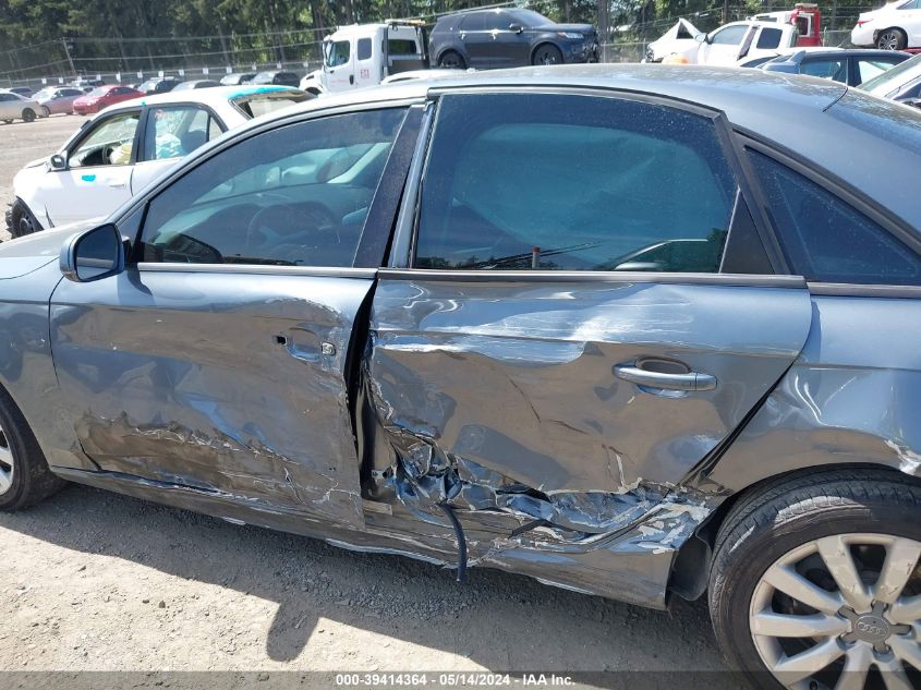 2012 Audi A4 2.0T Premium VIN: WAUAFAFLXCN020321 Lot: 39414364