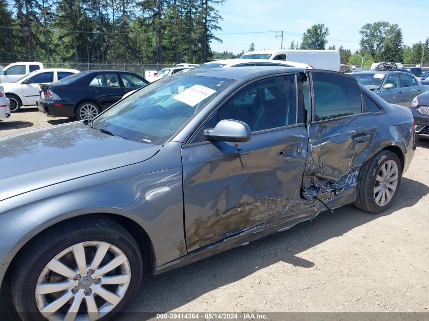 2012 Audi A4 2.0T Premium VIN: WAUAFAFLXCN020321 Lot: 39414364