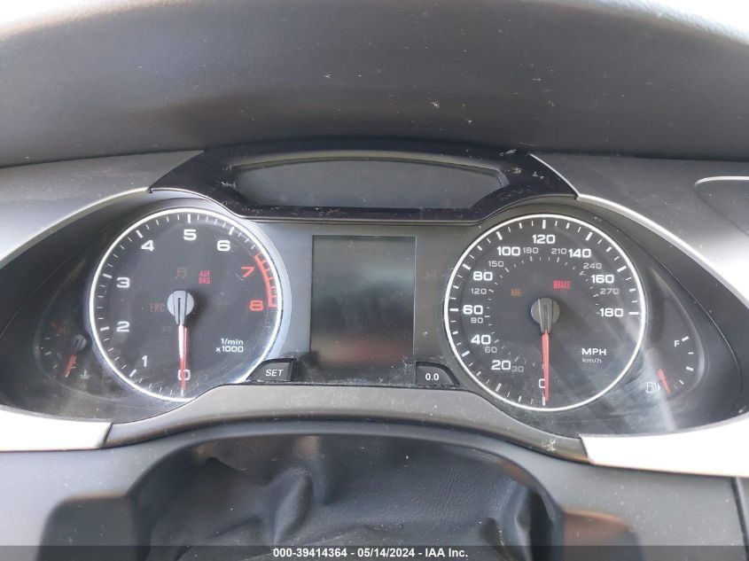 2012 Audi A4 2.0T Premium VIN: WAUAFAFLXCN020321 Lot: 39414364