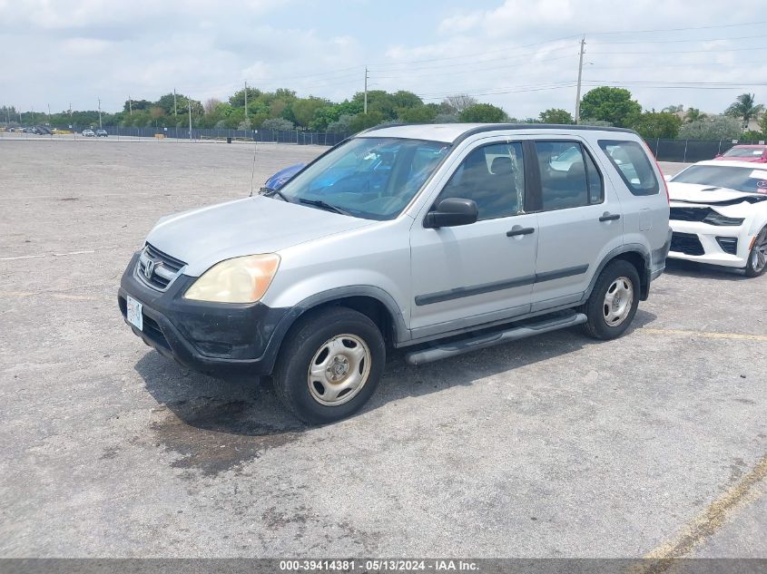 2004 Honda Cr-V Lx VIN: SHSRD68444U204161 Lot: 39414381