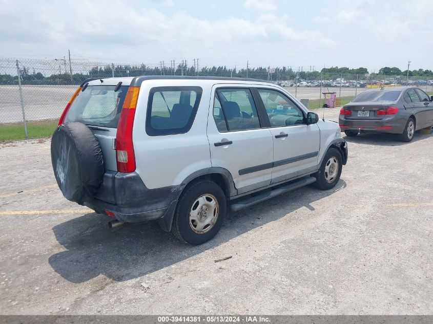 2004 Honda Cr-V Lx VIN: SHSRD68444U204161 Lot: 39414381