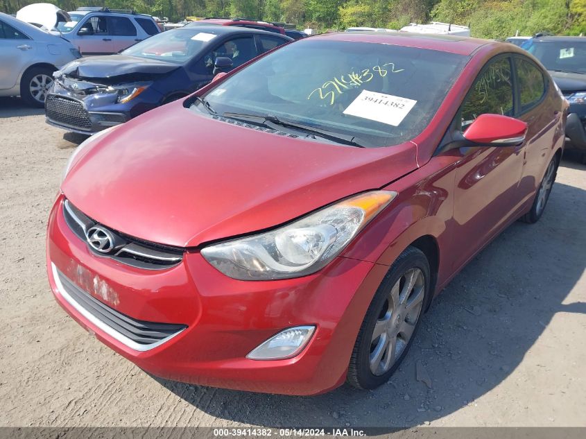 2012 Hyundai Elantra Limited (Ulsan Plant) VIN: KMHDH4AE7CU397243 Lot: 39414382