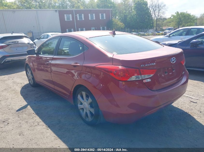 2012 Hyundai Elantra Limited (Ulsan Plant) VIN: KMHDH4AE7CU397243 Lot: 39414382