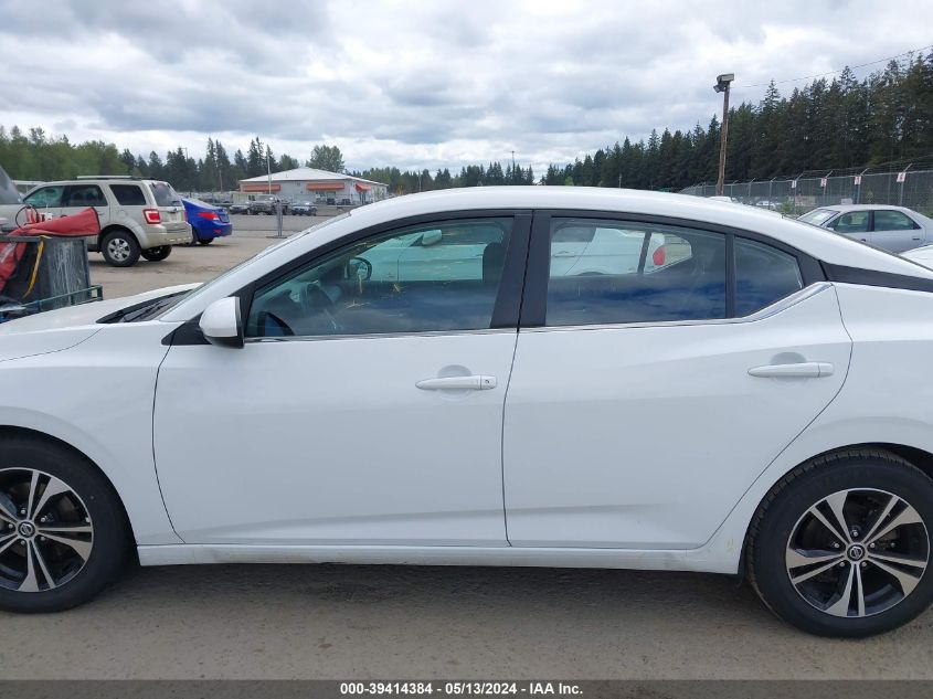 2021 Nissan Sentra Sv Xtronic Cvt VIN: 3N1AB8CV7MY266263 Lot: 39414384