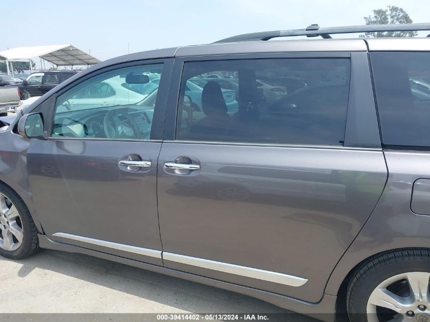 2013 Toyota Sienna Se 8 Passenger VIN: 5TDXK3DC4DS288865 Lot: 39414402