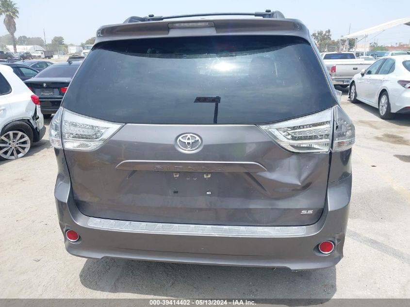 2013 Toyota Sienna Se 8 Passenger VIN: 5TDXK3DC4DS288865 Lot: 39414402