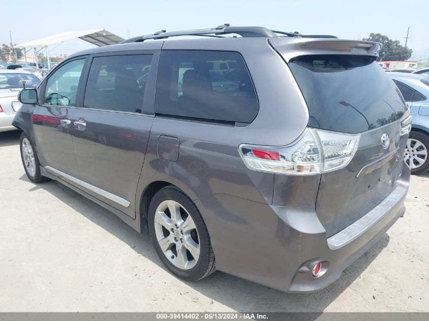 2013 Toyota Sienna Se 8 Passenger VIN: 5TDXK3DC4DS288865 Lot: 39414402