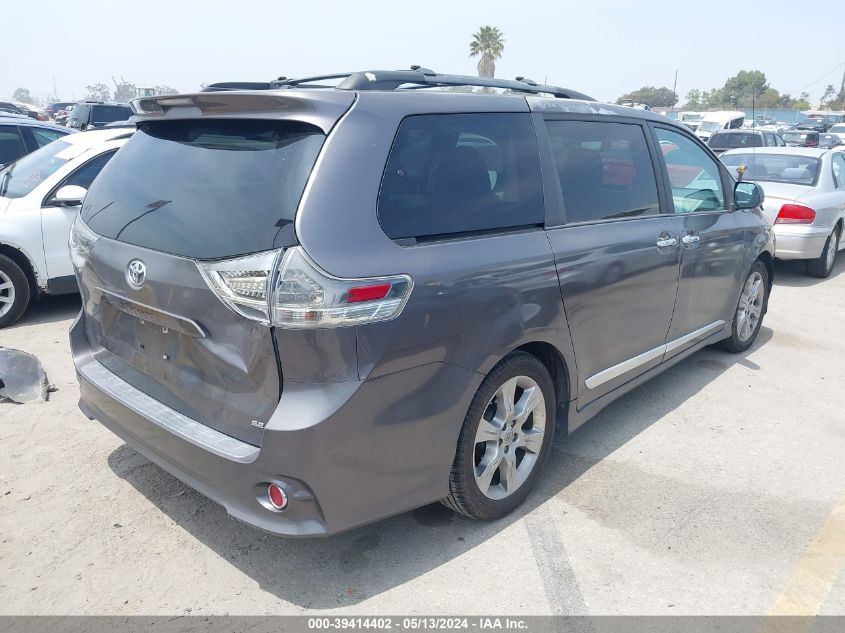 2013 Toyota Sienna Se 8 Passenger VIN: 5TDXK3DC4DS288865 Lot: 39414402