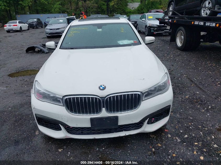 2016 BMW 750 Xi VIN: WBA7F2C59GG420399 Lot: 39414405