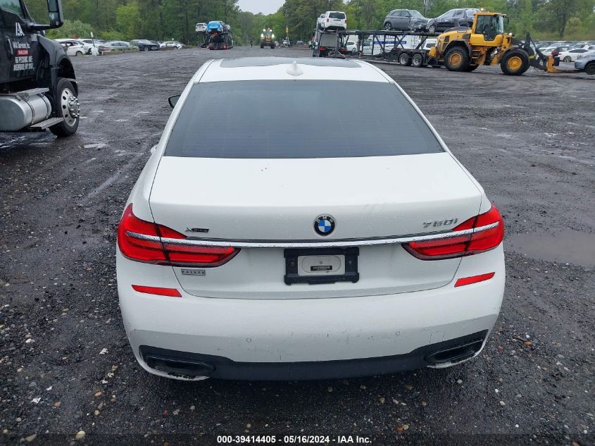 2016 BMW 750 Xi VIN: WBA7F2C59GG420399 Lot: 39414405