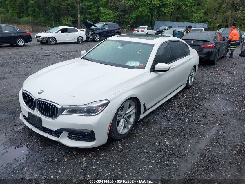 2016 BMW 750 Xi VIN: WBA7F2C59GG420399 Lot: 39414405