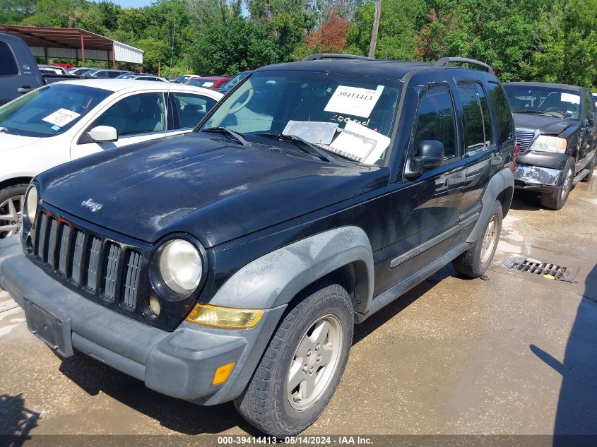 2006 Jeep Liberty Sport VIN: 1J4GK48K96W173246 Lot: 39414413