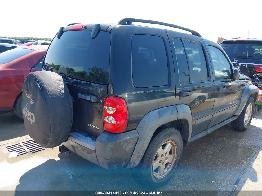 2006 Jeep Liberty Sport VIN: 1J4GK48K96W173246 Lot: 39414413