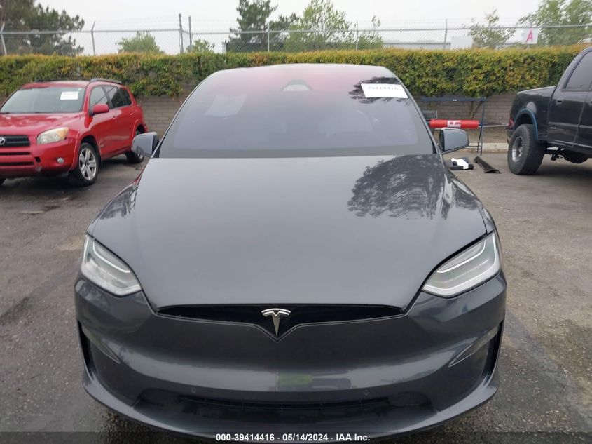 2023 Tesla Model X Plaid Tri Motor All-Wheel Drive VIN: 7SAXCBE68PF373378 Lot: 39414416