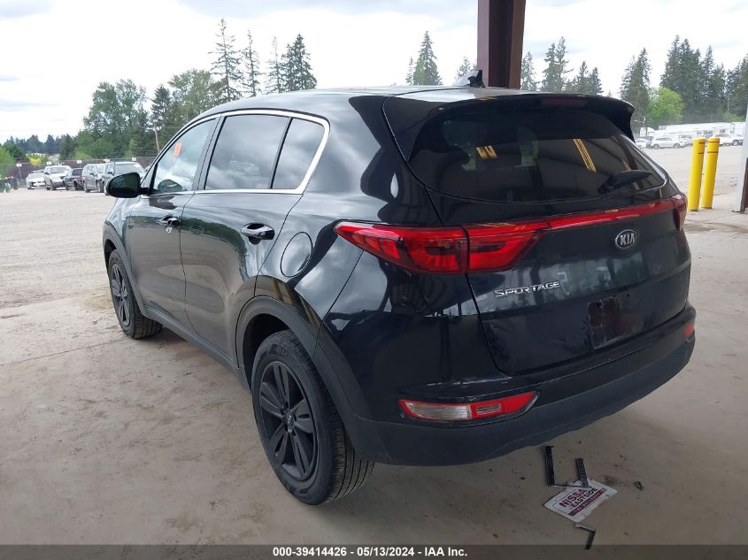 2018 Kia Sportage Lx VIN: KNDPMCAC3J7436850 Lot: 39414426