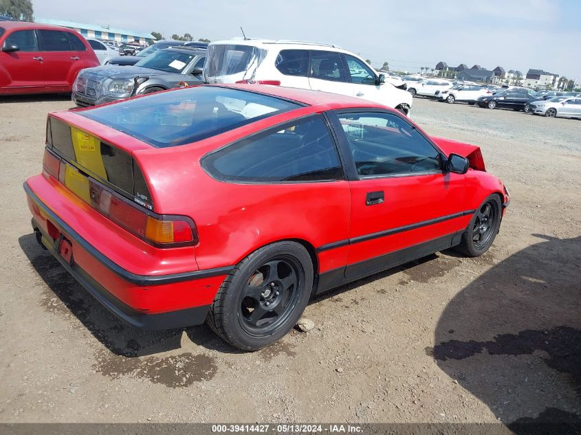 1991 Honda Civic Crx 1.5 Hf VIN: JHMED8369MS007062 Lot: 39414427