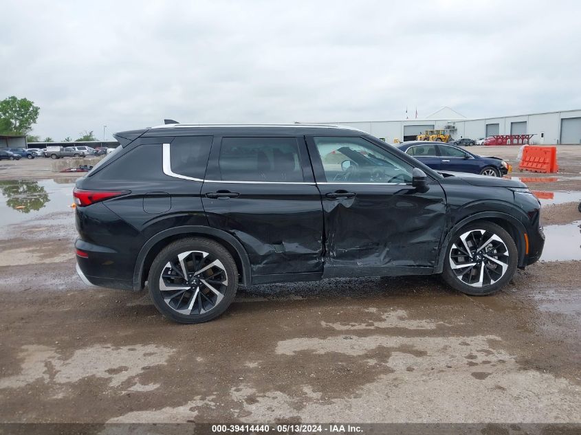 2022 Mitsubishi Outlander Sel 2.5 2Wd VIN: JA4J3VA89NZ091540 Lot: 39414440