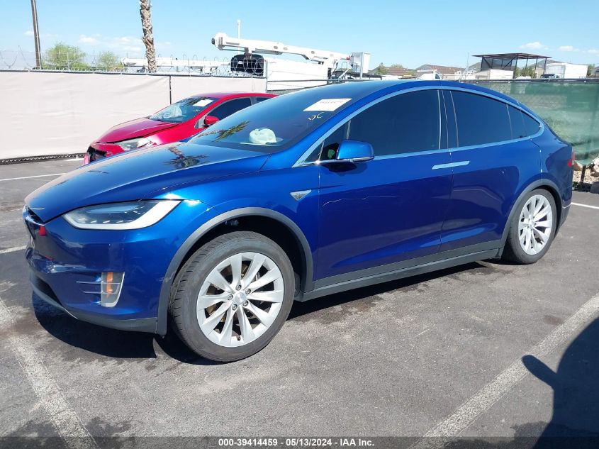 2016 Tesla Model X 60D/70D/75D/90D/P100D VIN: 5YJXCBE27GF009057 Lot: 39414459