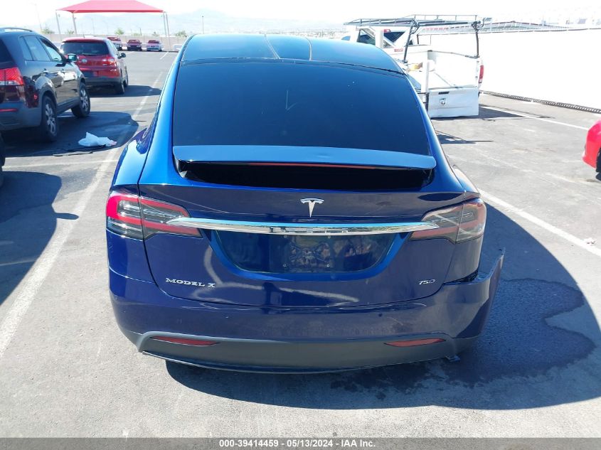 2016 Tesla Model X 60D/70D/75D/90D/P100D VIN: 5YJXCBE27GF009057 Lot: 39414459