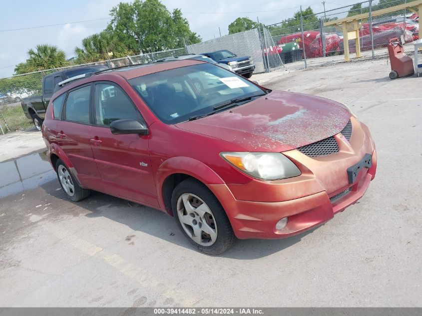 2003 Pontiac Vibe VIN: 5Y2SL64863Z439027 Lot: 39414482