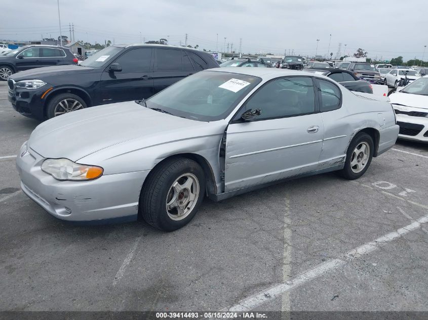 2002 Chevrolet Monte Carlo Ls VIN: 2G1WW12E829308168 Lot: 39414493