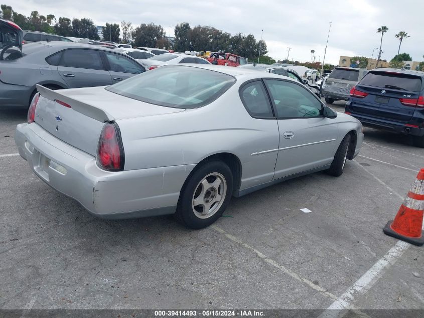 2002 Chevrolet Monte Carlo Ls VIN: 2G1WW12E829308168 Lot: 39414493