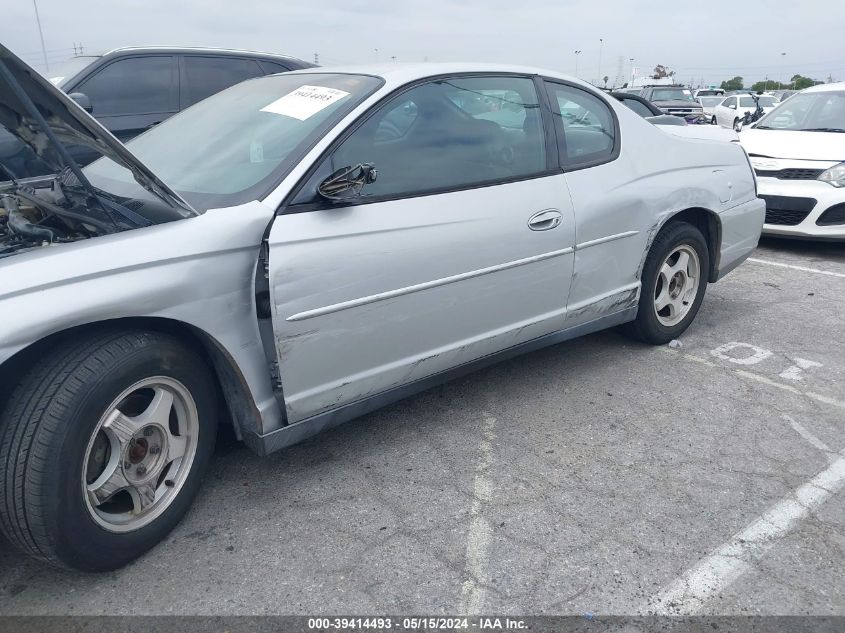 2002 Chevrolet Monte Carlo Ls VIN: 2G1WW12E829308168 Lot: 39414493