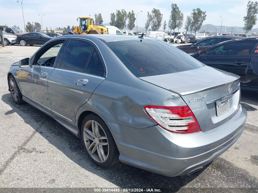 2014 Mercedes-Benz C 250 Luxury/Sport VIN: WDDGF4HBXEA956863 Lot: 39414495