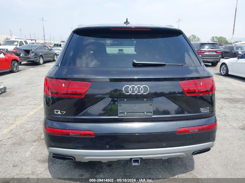 2018 Audi Q7 3.0T Premium VIN: WA1LAAF79JD030980 Lot: 39414502