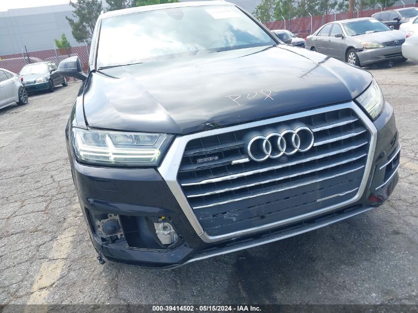 2018 Audi Q7 3.0T Premium VIN: WA1LAAF79JD030980 Lot: 39414502